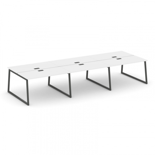 Style Project Рабочая станция 2-х сторон. SN-4T1.DRS-061 Акация Лорка/Металл Антрацит/Заглушка Пласт фото 13