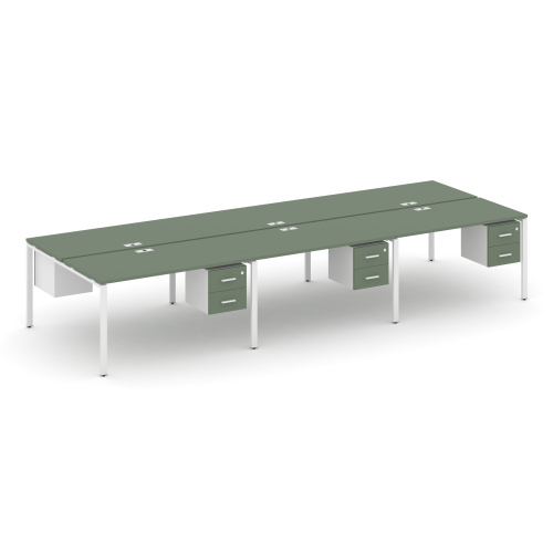 Бенч-система на 6 мест с подвесными тумбами Concept CN.DRS-155 фото 5