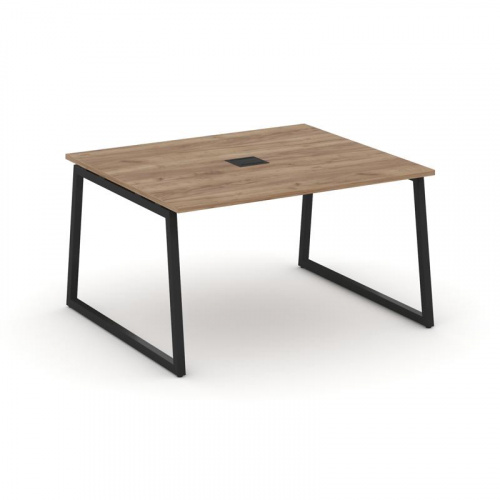 Style Project Стол переговорный SN-4T1.SPRG-033 Акация Лорка/Металл Антрацит/Заглушка Металл Антраци фото 7