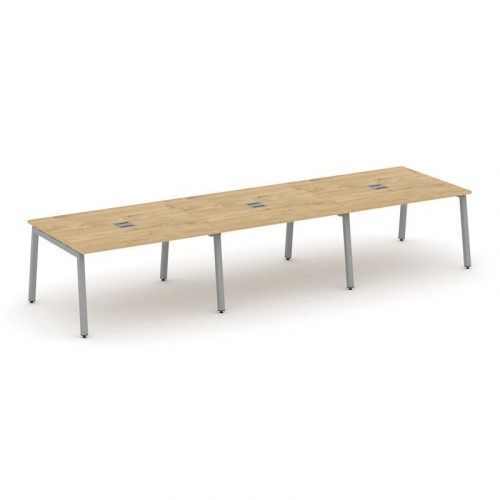 Style Project Стол переговорный SN-5A.SPRG-052 Дуб Табак/Металл Антрацит 3540*1180*750 фото 9