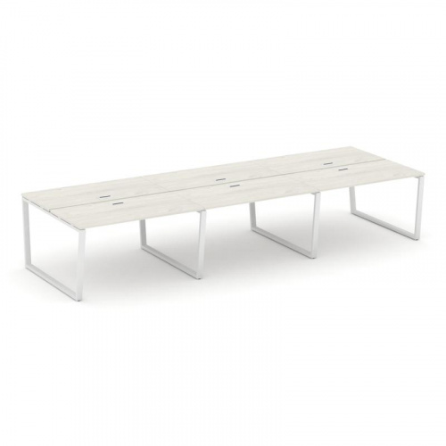 Style Project Рабочая станция 2-х сторон. SN-6T2.DRS-074 Акация Лорка/Металл Антрацит/Заглушка Пласт фото 13