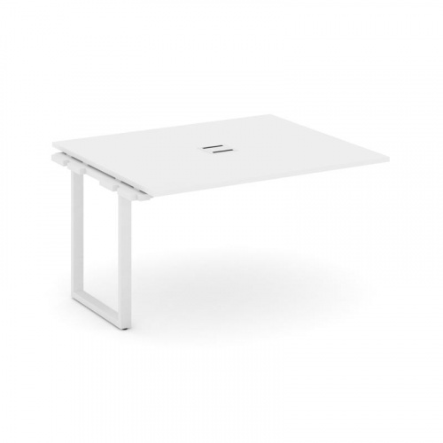 Style Project Проходной наб. элем. перег. стола SN-6O.NSPRG-033 Дуб Наварра/Металл Белый 1380*1180*7 фото 25