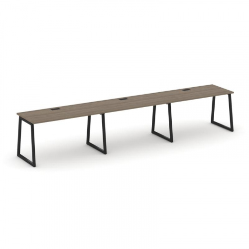 Style Project Рабочая станция 1 сторон. SN-4T1.ORS-031 Акация Лорка/Металл Антрацит/Заглушка Пластик фото 6