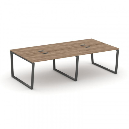 Style Project Рабочая станция 2-х сторон. SN-6T2.DRS-044 Акация Лорка/Металл Антрацит/Заглушка Пласт фото 23