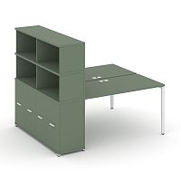 Бенч-система с опорным распашным шкафом Concept CN.DRS-232