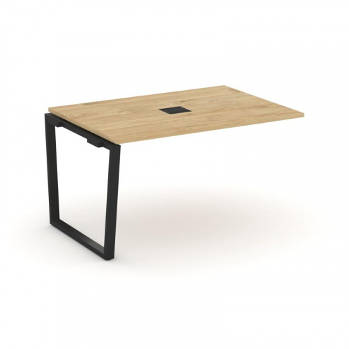 Style Project Проходной наб. элем. перег. стола SN-6T2.NSPRG-002 Акация Лорка/Металл Антрацит/Заглуш