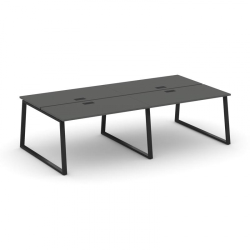 Style Project Рабочая станция 2-х сторон. SN-6T1.DRS-031 Акация Лорка/Металл Антрацит/Заглушка Пласт фото 6