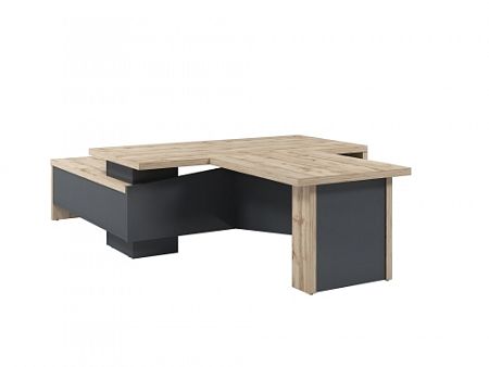 Стол руководителя с опорной тумбой Т-820.0000ПР с брифингом