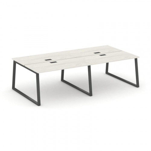 Style Project Рабочая станция 2-х сторон. SN-6T1.DRS-031 Акация Лорка/Металл Антрацит/Заглушка Пласт фото 24