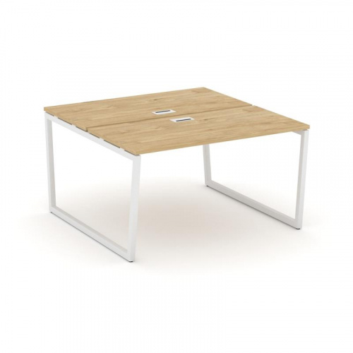 Style Project Рабочая станция 2-х сторон. SN-4T2.DRS-003 Акация Лорка/Металл Антрацит/Заглушка Пласт фото 3