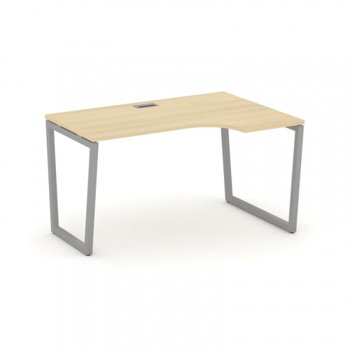 Style Project Стол рабочий эргоном. SN-4T2.SPA-021(R) Акация Лорка/Металл Антрацит/Заглушка Пластик фото 20