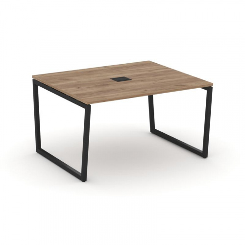 Style Project Стол переговорный SN-4T2.SPRG-033 Акация Лорка/Металл Антрацит/Заглушка Металл Антраци фото 6