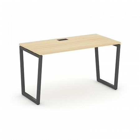 Style Project Стол письменный SN-4T2.SP-013 Акация Лорка/Металл Антрацит/Заглушка Пластик Черный 138