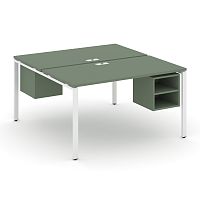 Бенч-система на 2 места с подвесными тумбами Concept CN.DRS-107