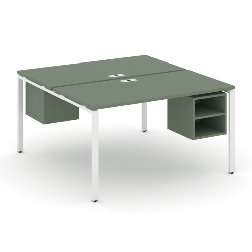 Бенч-система на 2 места с подвесными тумбами Concept CN.DRS-105