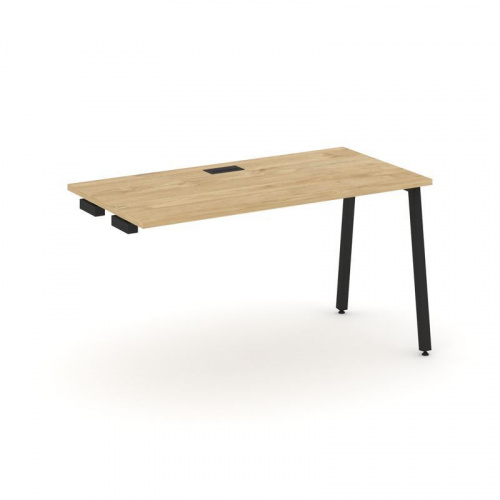 Style Project Стол-приставка к опор. элем. SN-4A.OPRS-024 Дуб Наварра/Металл Антрацит 1580*800*750 фото 13