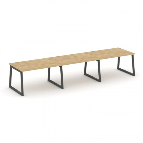 Style Project Стол переговорный SN-5T1.SPRG-022.3 Акация Лорка/Металл Антрацит 3540*980*750 фото 8 Style Project Стол переговорный SN-5T1.SPRG-022.3 Акация Лорка/Металл Антрацит 3540*980*750 фото 8