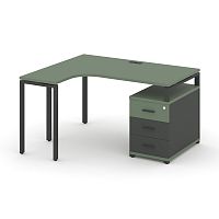 Стол эргономичный с опорной тумбой Concept CN.SA-303(L)