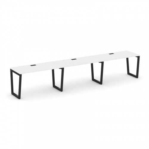 Style Project Рабочая станция 1 сторон. SN-5T2.ORS-041 Акация Лорка/Металл Антрацит/Заглушка Пластик фото 6