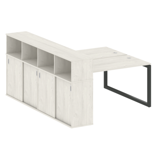 Бенч-система с шкафом-купе на О-обр. м/к Metal System Quattro 50БО.РС-СШК-4.3 фото 4