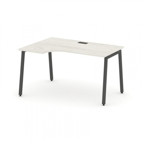 Style Project Стол рабочий эргоном. SN-4A.SPA-021(L) Антрацит/Металл Антрацит 1380*800/980*750 фото 26