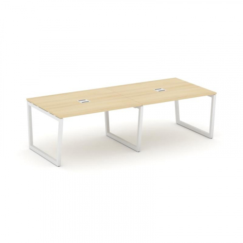 Style Project Стол переговорный SN-5T2.SPRG-042 Акация Лорка/Металл Антрацит/Заглушка Металл Антраци фото 21