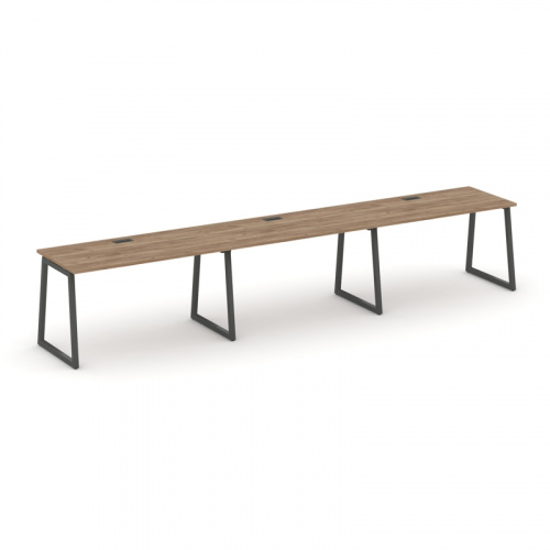 Style Project Рабочая станция 1 сторон. SN-4T1.ORS-031 Акация Лорка/Металл Антрацит/Заглушка Пластик фото 10