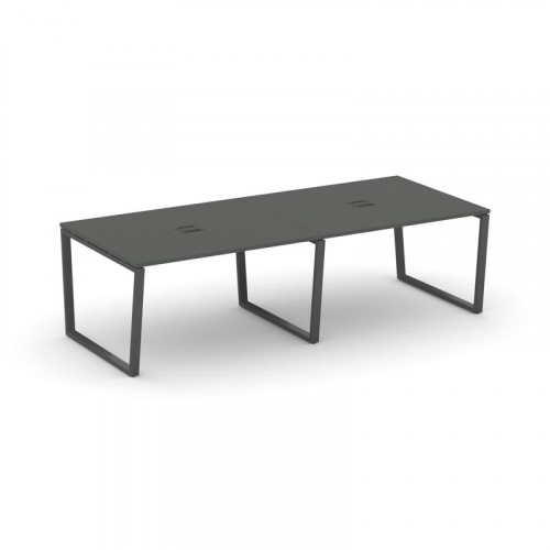 Style Project Стол переговорный SN-6T2.SPRG-043 Акация Лорка/Металл Антрацит/Заглушка Металл Антраци фото 27