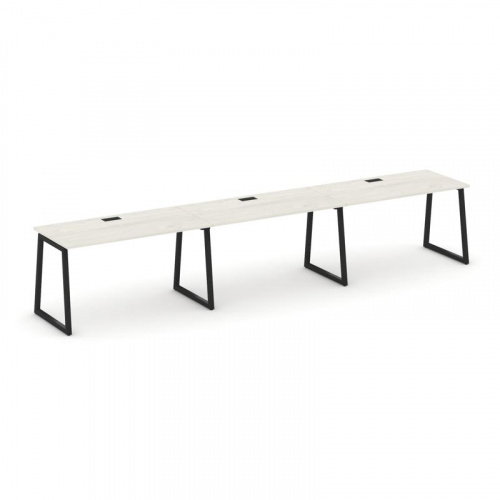 Style Project Рабочая станция 1 сторон. SN-4T1.ORS-031 Акация Лорка/Металл Антрацит/Заглушка Пластик фото 7