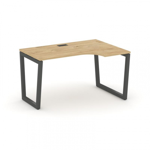 Style Project Стол рабочий эргоном. SN-5T2.SPA-012(R) Акация Лорка/Металл Антрацит/Заглушка Пластик фото 22