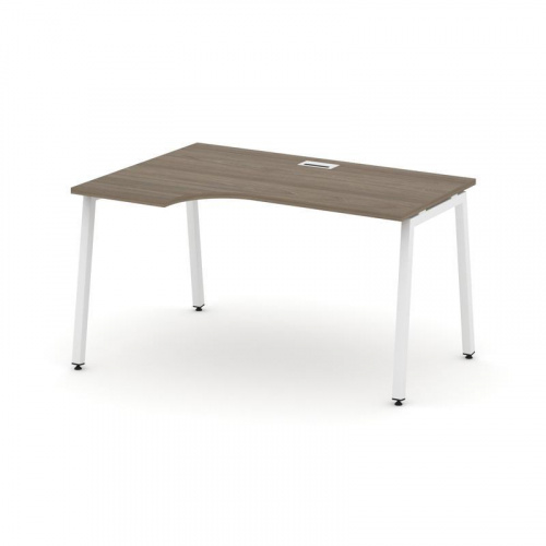 Style Project Стол рабочий эргоном. SN-4A.SPA-021(L) Антрацит/Металл Антрацит 1380*800/980*750 фото 20