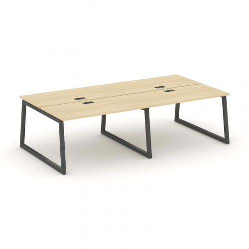 Style Project Рабочая станция 2-х сторон. SN-5T1.DRS-053 Акация Лорка/Металл Антрацит/Заглушка Пласт фото 28