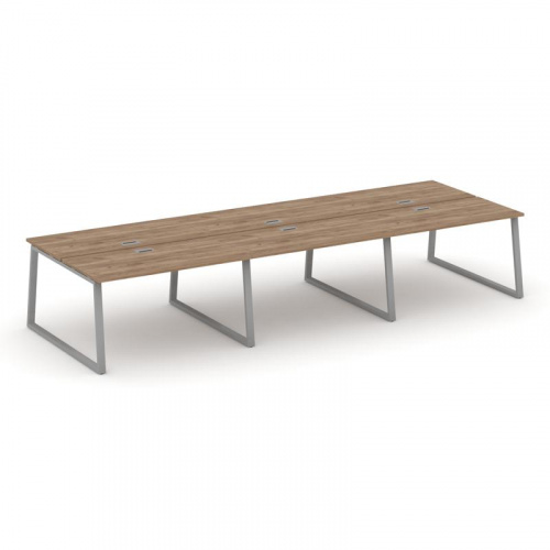 Style Project Рабочая станция 2-х сторон. SN-6T1.DRS-064 Акация Лорка/Металл Антрацит/Заглушка Пласт фото 10