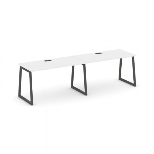 Style Project Рабочая станция 1 сторон. SN-4T1.ORS-011 Акация Лорка/Металл Антрацит/Заглушка Пластик фото 13