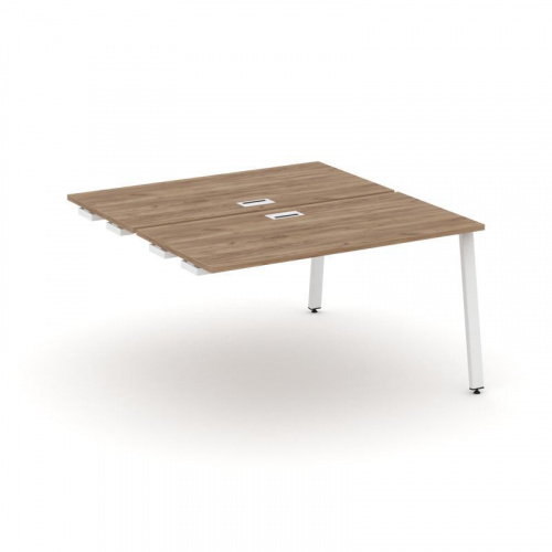 Style Project Стол-приставка к опор. элем. SN-6A.DPRS-003 Дуб Наварра/Металл Белый 1380*1232*750 фото 15