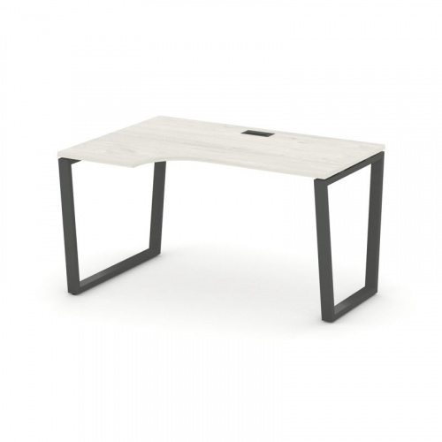 Style Project Стол рабочий эргоном. SN-6T2.SPA-021(L) Акация Лорка/Металл Антрацит/Заглушка Пластик фото 24