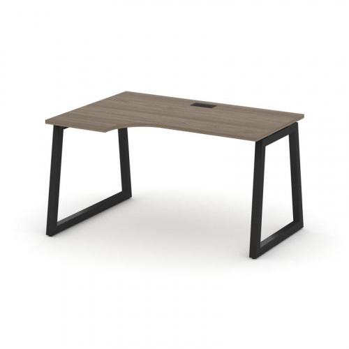 Style Project Стол рабочий эргоном. SN-5T1.SPA-012(L) Акация Лорка/Металл Антрацит/Заглушка Пластик фото 5
