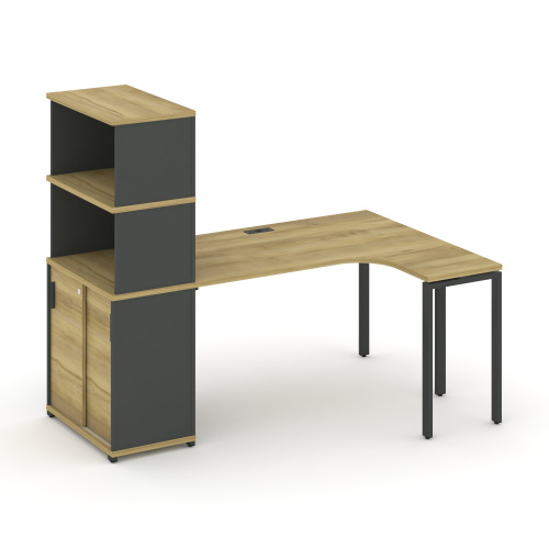 Стол эргономичный с опорным шкафом-купе Concept CN.SA-221(R)