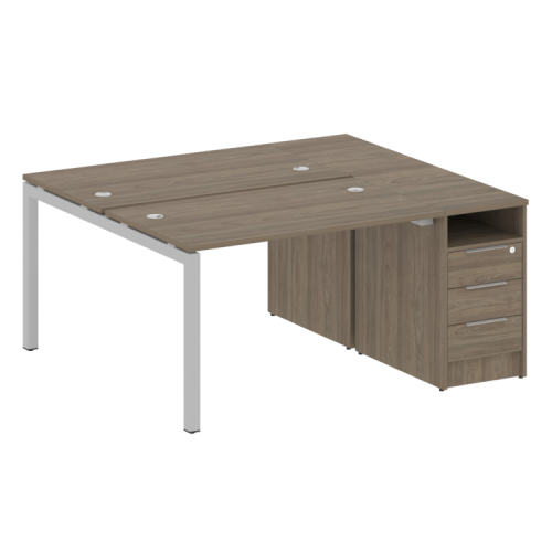 Бенч-система с тумбой на П-обр. м/к Metal System Quattro 50БП.РС-СТП-2.2