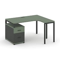 Стол эргономичный с опорной тумбой Concept CN.SA-304(R)