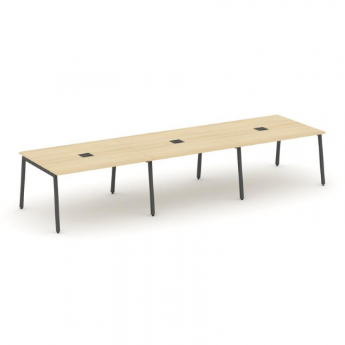 Style Project Стол переговорный SN-4A.SPRG-052 Дуб Табак/Металл Антрацит 3540*1180*750 фото 19