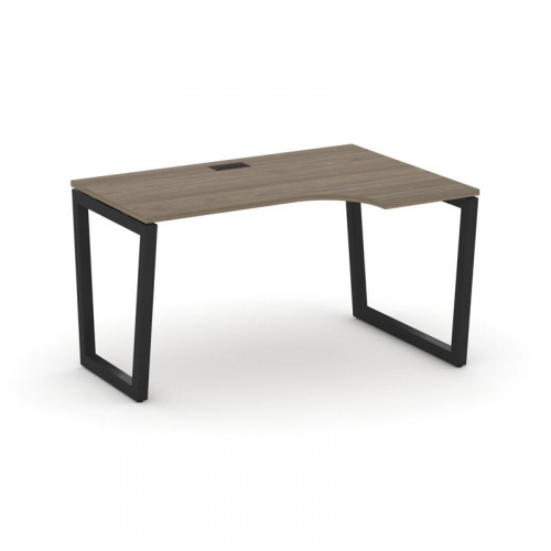 Style Project Стол рабочий эргоном. SN-5T2.SPA-012(R) Акация Лорка/Металл Антрацит/Заглушка Пластик фото 8