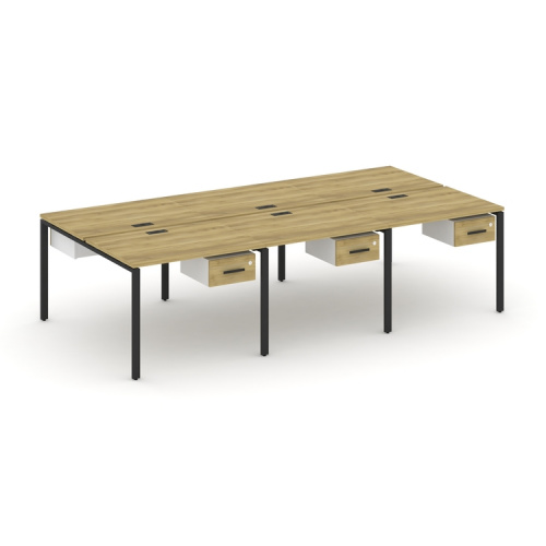 Бенч-система на 6 мест с подвесными тумбами Concept CN.DRS-149 фото 6