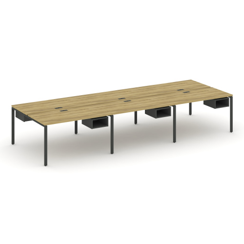 Бенч-система на 6 мест с подвесными тумбами Concept CN.DRS-142 фото 4