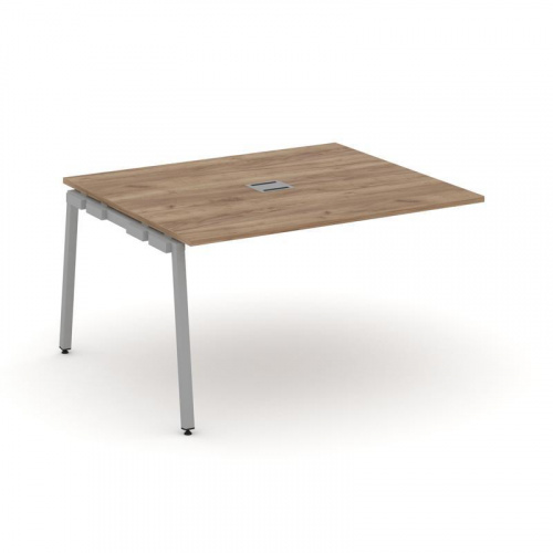 Style Project Проходной наб. элем. перег. стола SN-4A.NSPRG-033 Дуб Табак/Металл Белый 1380*1180*750 фото 7