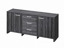 Тумба трехсекционная FI-13-01.D. Древесина Графит