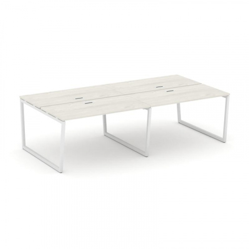 Style Project Рабочая станция 2-х сторон. SN-4T2.DRS-033 Акация Лорка/Металл Антрацит/Заглушка Пласт фото 12