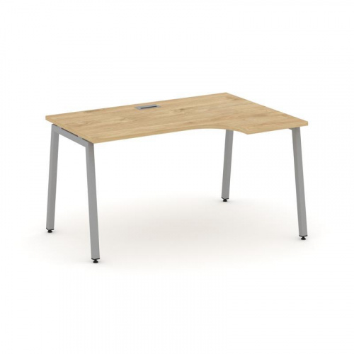 Style Project Стол рабочий эргоном. SN-4A.SPA-012(R) Дуб Табак/Металл Антрацит 1580*700/980*750 Style Project Стол рабочий эргоном. SN-4A.SPA-012(R) Дуб Табак/Металл Антрацит 1580*700/980*750