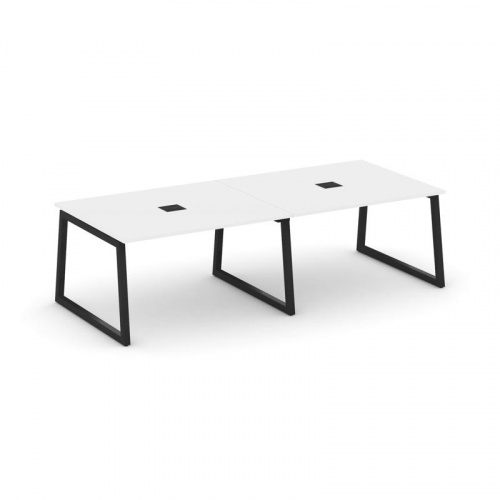 Style Project Стол переговорный SN-5T1.SPRG-043 Акация Лорка/Металл Антрацит/Заглушка Металл Антраци фото 4