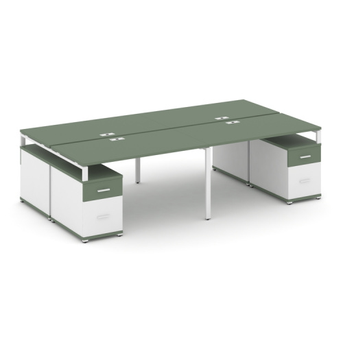 Бенч-система на 4 места с 2 опорными тумбами Concept CN.DRS-332 фото 5